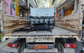 «Επιχείρηση ελεύθερα πεζοδρόμια» στην Αθήνα: Απομακρύνθηκαν παράνομα αντικείμενα από κοινόχρηστους χώρους