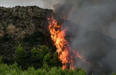 Από το δίκτυο ηλεκτροδότησης ξεκίνησε η φωτιά στον Κουβαρά Αττικής
