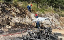Ζάκυνθος: Από ένα όχημα Beach Buggy ξεκίνησε η φωτιά στον Μαραθιά – Σώθηκαν την τελευταία στιγμή πατέρας και γιος