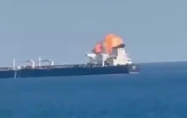 Ουκρανικό drone χτύπησε το ελληνόκτητο τάνκερ «Σκύρος» – Δείτε βίντεο