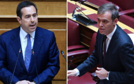 Σύγκρουση Ν.Μηταράκη-Δ.Μάντζου για την μη εκλογή της Ε.Ακρίτα για αντιπρόεδρος της Βουλής