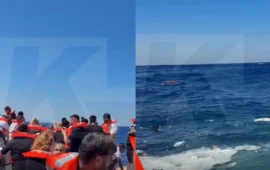 Βυθίστηκε επιβατηγό πλοίο με 279 επιβάτες ανοικτά της Κερύνειας (βίντεο)