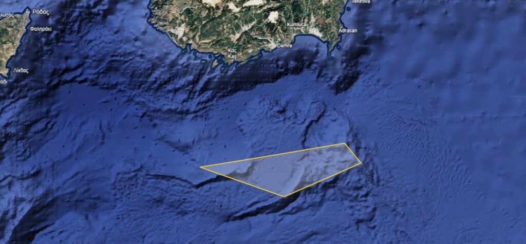 Αντί-Navtex εξέδωσε η Αθήνα για να σταματήσει τις τουρκικές έρευνες νότια από το Καστελόριζο
