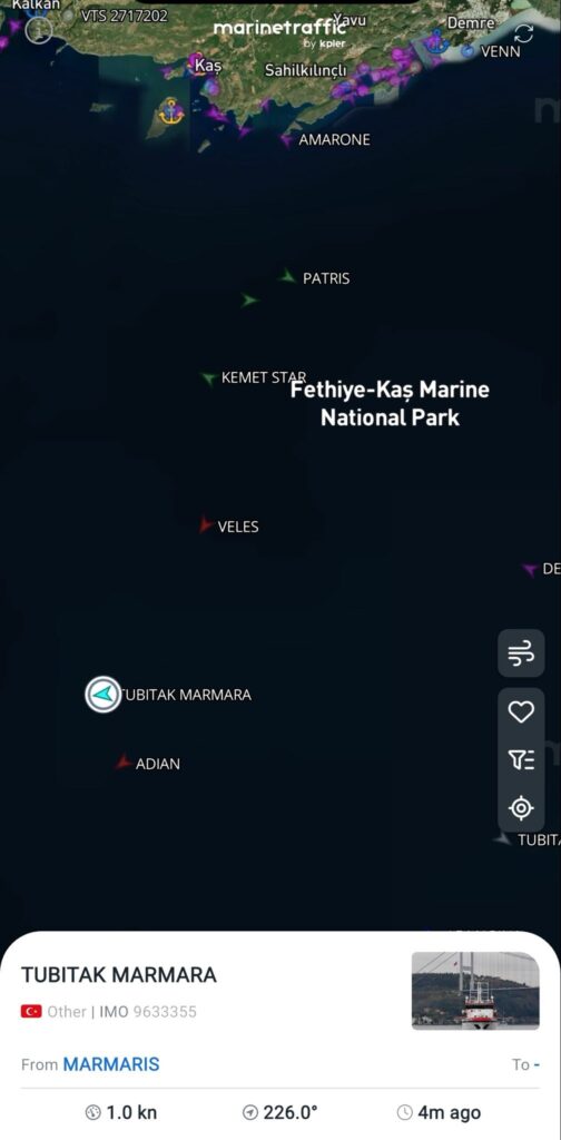 ΕΚΤΑΚΤΟ: Το Marine Traffic μετονόμασε την θαλάσσια περιοχή του Καστελόριζου με το νέο τουρκικό όνομα!
