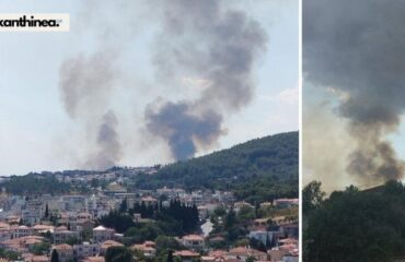 Ενισχύονται συνεχώς οι πυροσβεστικές δυνάμεις στο Πετροχώρι Ξάνθης