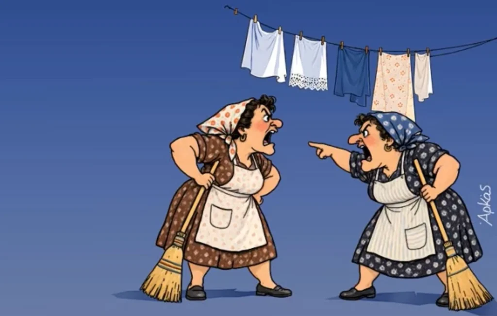 Το «καυστικό» σκίτσο του Αρκά για τις κοινωνικές αντιπαραθέσεις: «Άλλαξε το μέσο, όχι το επίπεδο» (φωτο)