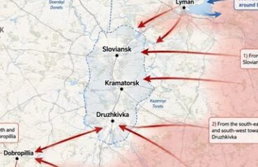 Πώς εξελίσσεται η περικύκλωση των Κραματόρσκ-Σλαβιάνσκ-Ντρουζκίβκα