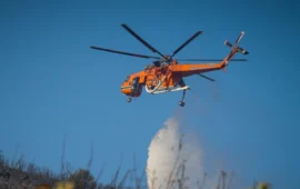Φωτιά σε δασική περιοχή στο Καταφύλλι Καρδίτσας