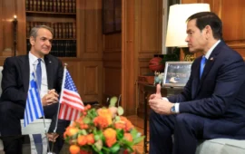 Η ανάρτηση Κ.Μητσοτάκη για την συνάντηση με τον Μ.Ρούμπιο στην Αθήνα