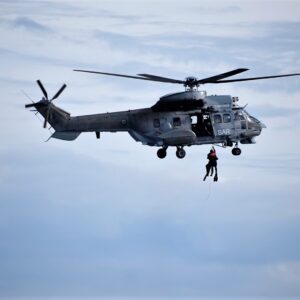 Super Puma της Πολεμικής Αεροπορίας μετέφερε ασθενή από κρουαζιερόπλοιο νοτιοανατολικά της Ρόδου