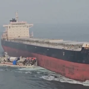 Σιγκαπούρη: Η στιγμή που φορτηγό πλοίο συγκρούεται με κινεζικό αλιευτικό – Δείτε βίντεο