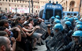 Μπολόνια: Σοκάρουν τα βίντεο από τις ταραχές που συγκλόνισαν την πόλη