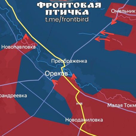 Οι Ρώσοι διασπούν τις τελευταίες άμυνες των Ουκρανών στο Ορίχιβ